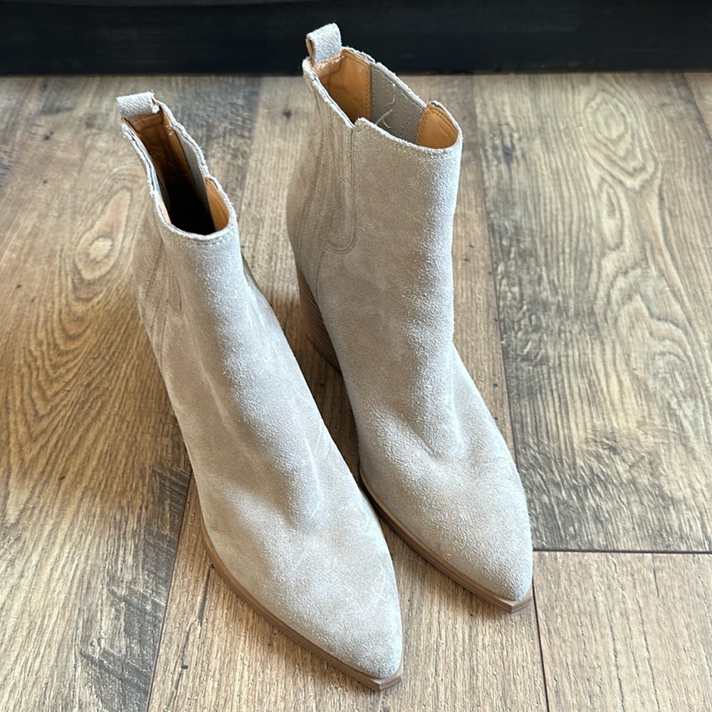 Marc Fisher suede booties